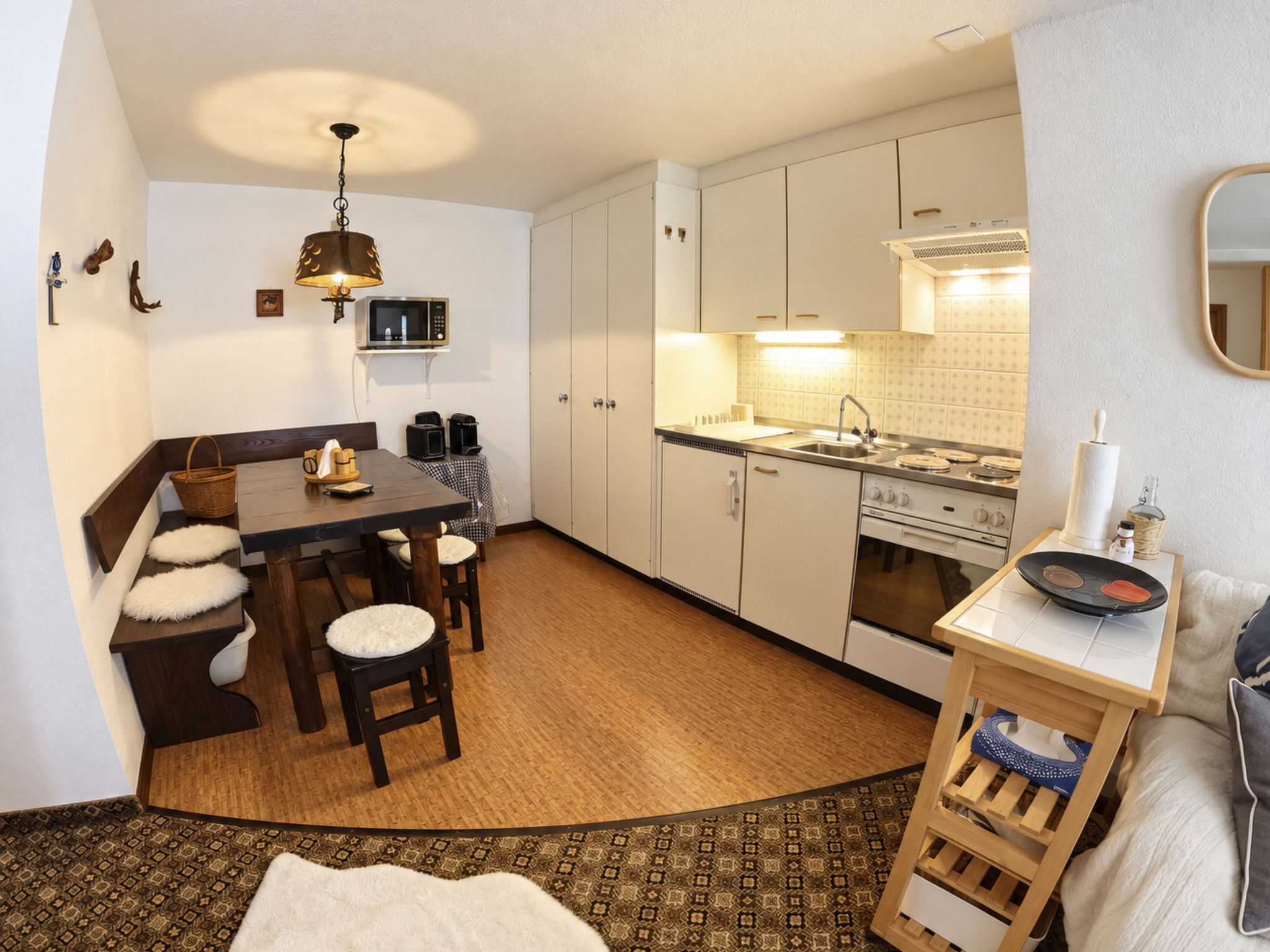 Photo of Residenz Albina Leukerbad # 4-bed apartment, Dusche, WC
