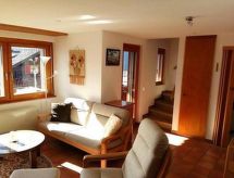 Zonnig chalet in Albinen met panoramisch uitzicht op het Rhônedal - thumbnail 4