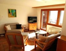 Zonnig chalet in Albinen met panoramisch uitzicht op het Rhônedal - thumbnail 6