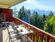 Zonnig studio-appartement in Crans-Montana, vlakbij centrum en skilift - thumbnail 1