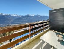 Knusse studio in Crans-Montana met sauna, zwembad en uitzicht - thumbnail 2