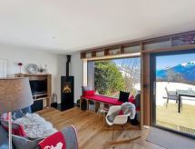 Alpenpanorama appartement met open haard in Crans-Montana - thumbnail 3