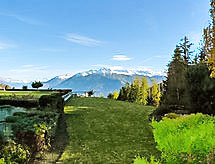 Studio met bergzicht & zwembad, direct aan de skipiste in Crans-Montana - thumbnail 5