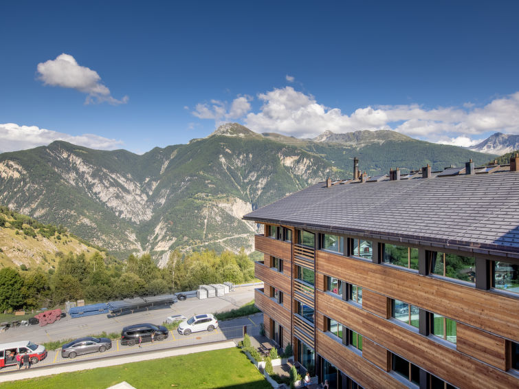 Sauna & whirlpool: modern appartement aan de piste in Vercorin · 4 pers. in Vercorin