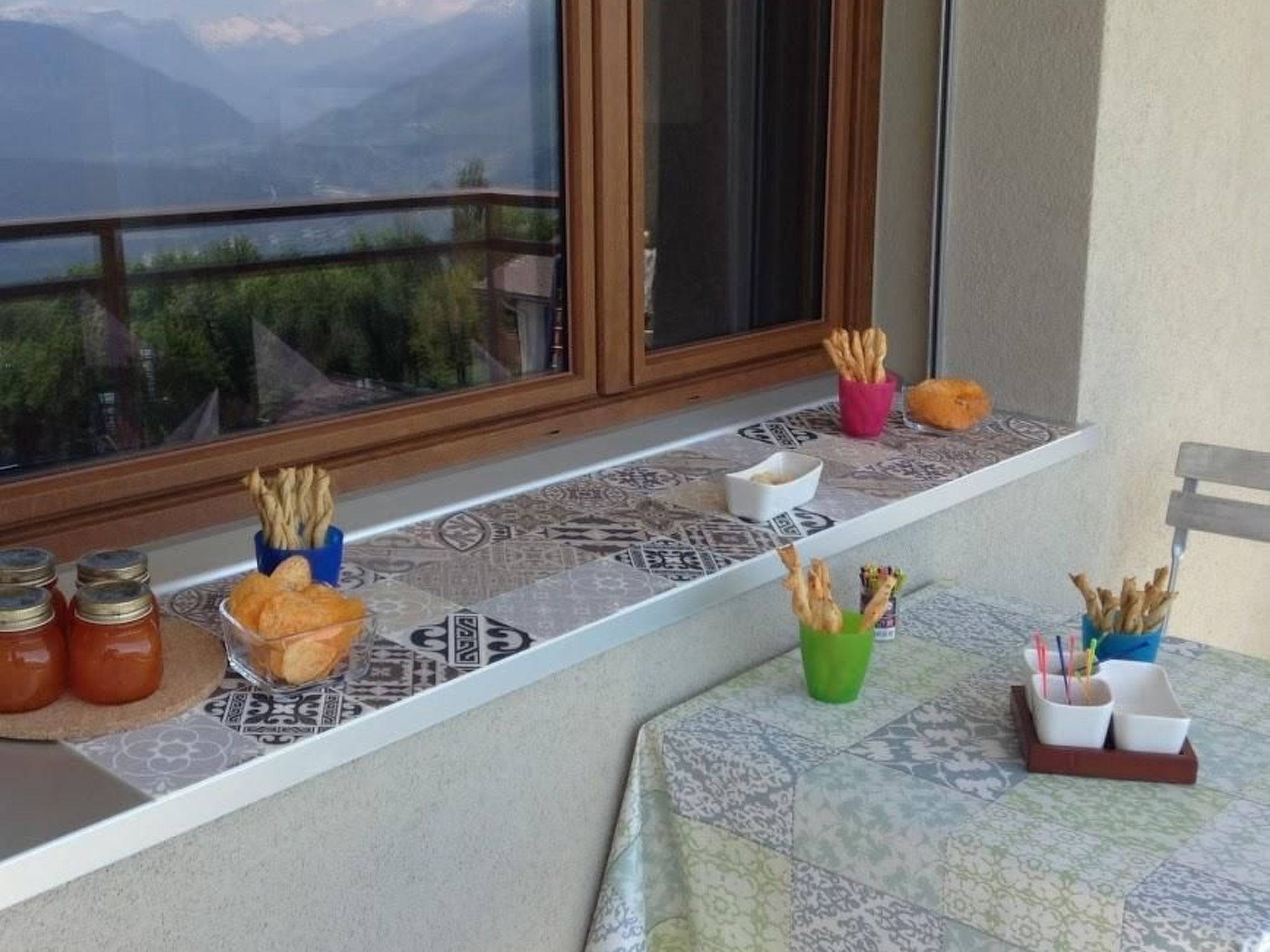 Neue 2 1/2-Zimmer-Ferienwohnung Crans-Montana - Randogne - Binnen
