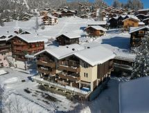 Ruim 4-persoons appartement met terras direct aan de skipiste in Bellwald - thumbnail 1