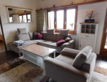 Ruim 4-persoons appartement met terras direct aan de skipiste in Bellwald - thumbnail 5