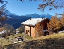Chalet Luisa: Ruim vrijstaand chalet aan de skipiste in Bellwald - thumbnail 1