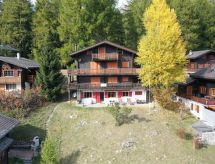 Rustiek appartement aan de skipiste in Bellwald met uitzicht op de bergen - thumbnail 1