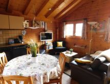 Chalet Schneeflöckli: vrijstaand aan de skipiste in Bellwald met uitzicht - thumbnail 5