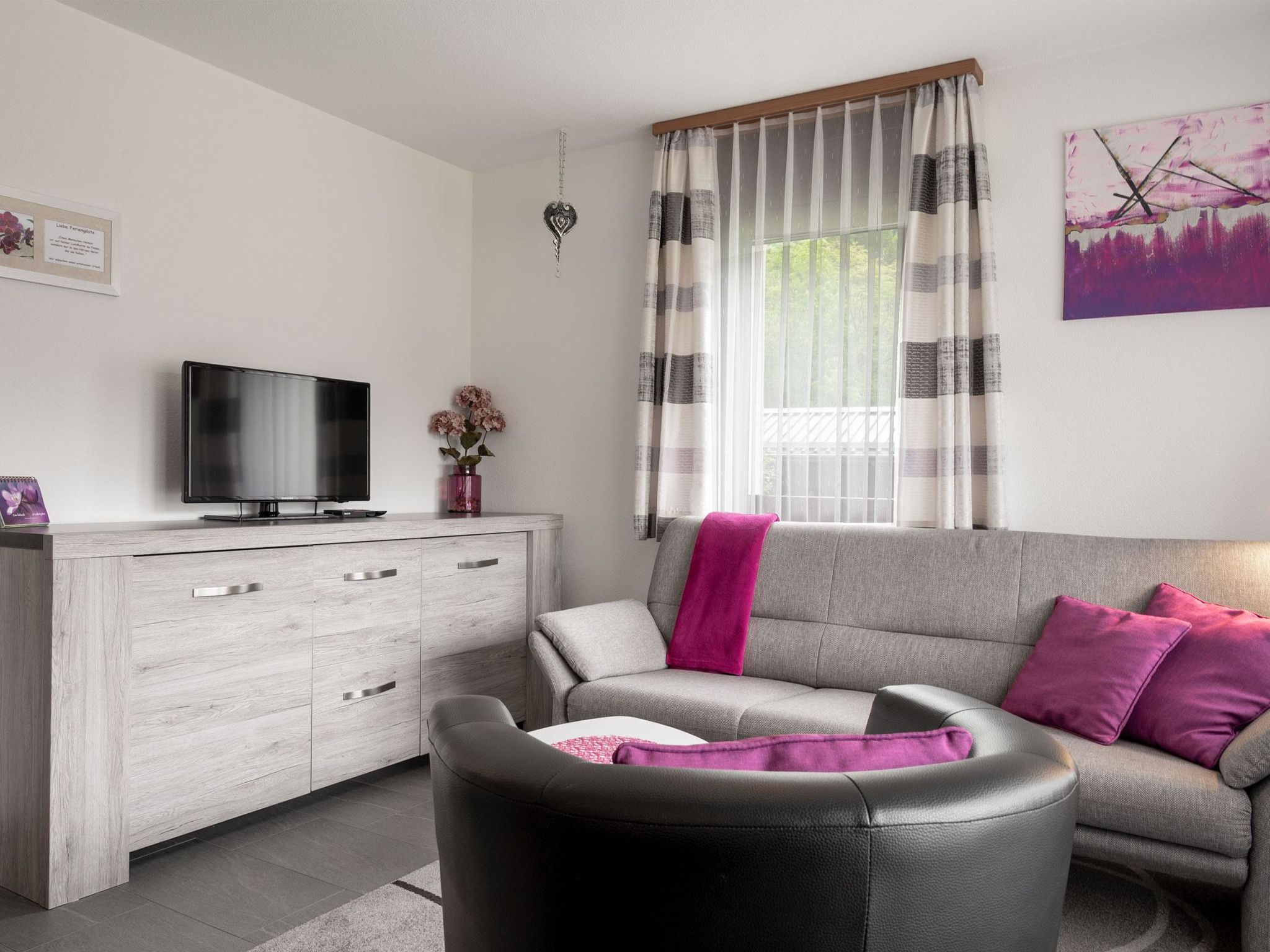 Saphir EG Süd Appartement/Fewo, Dusche oder Bad, WC 2 Zimmerwohnung, 2-Betten