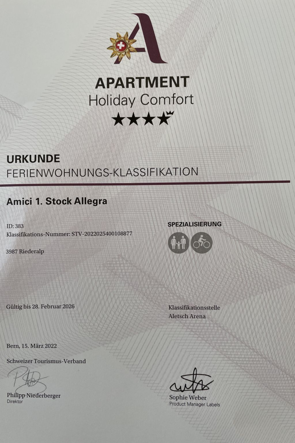 Photo of 3 1/2 Zimmerwohnung, 4-Betten