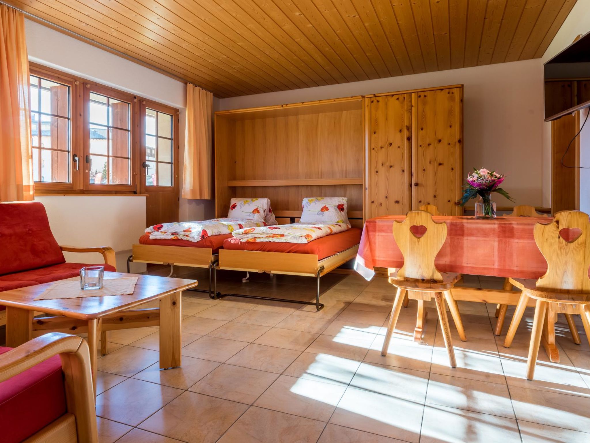 Südlenz 1 EG Süd-Ost Appartement/Fewo, Dusche, WC