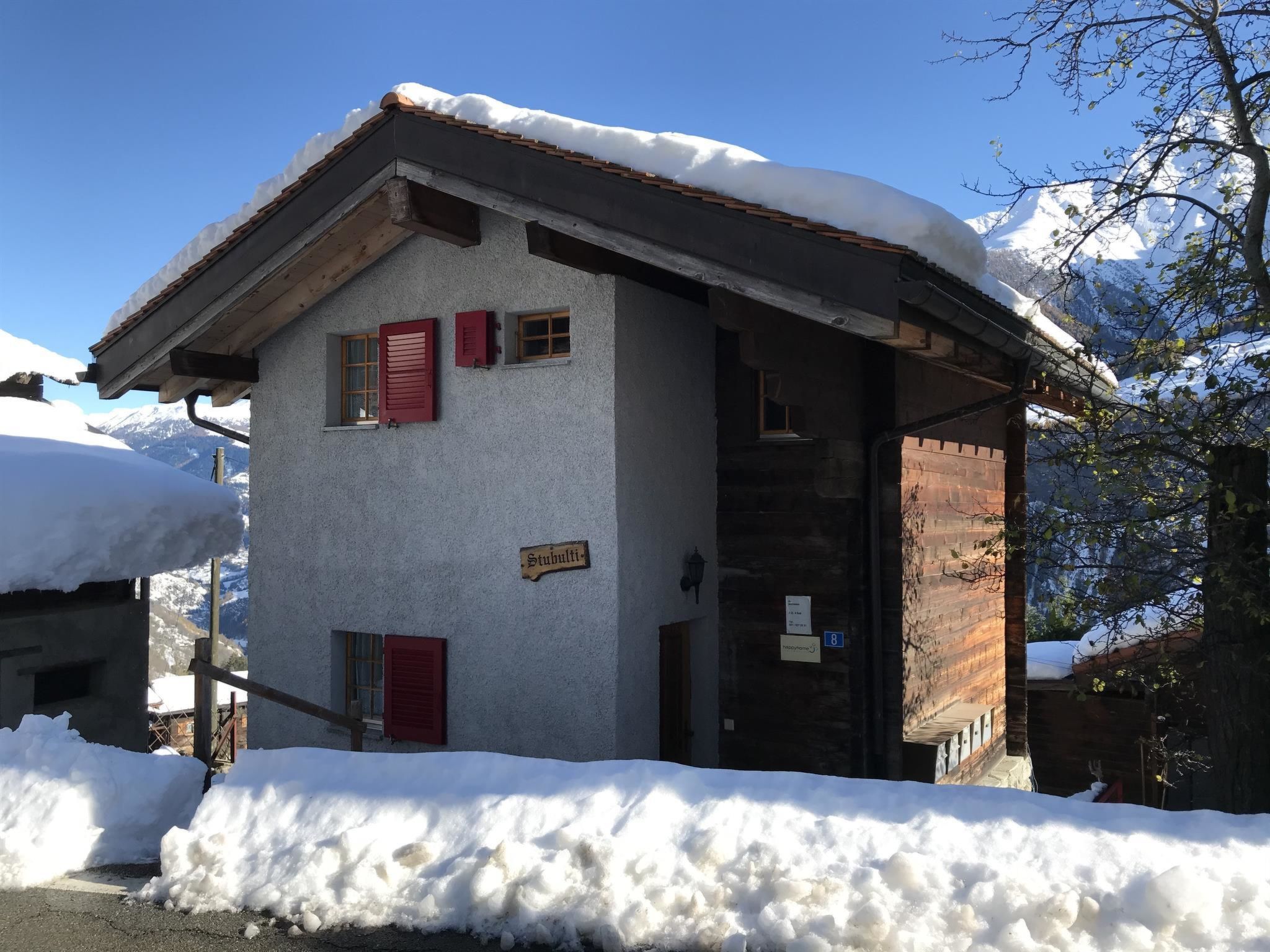 Stubulti Appartement/Fewo, Dusche und Bad, WC 3 1/2 Zimmerwohnung, 4-Betten