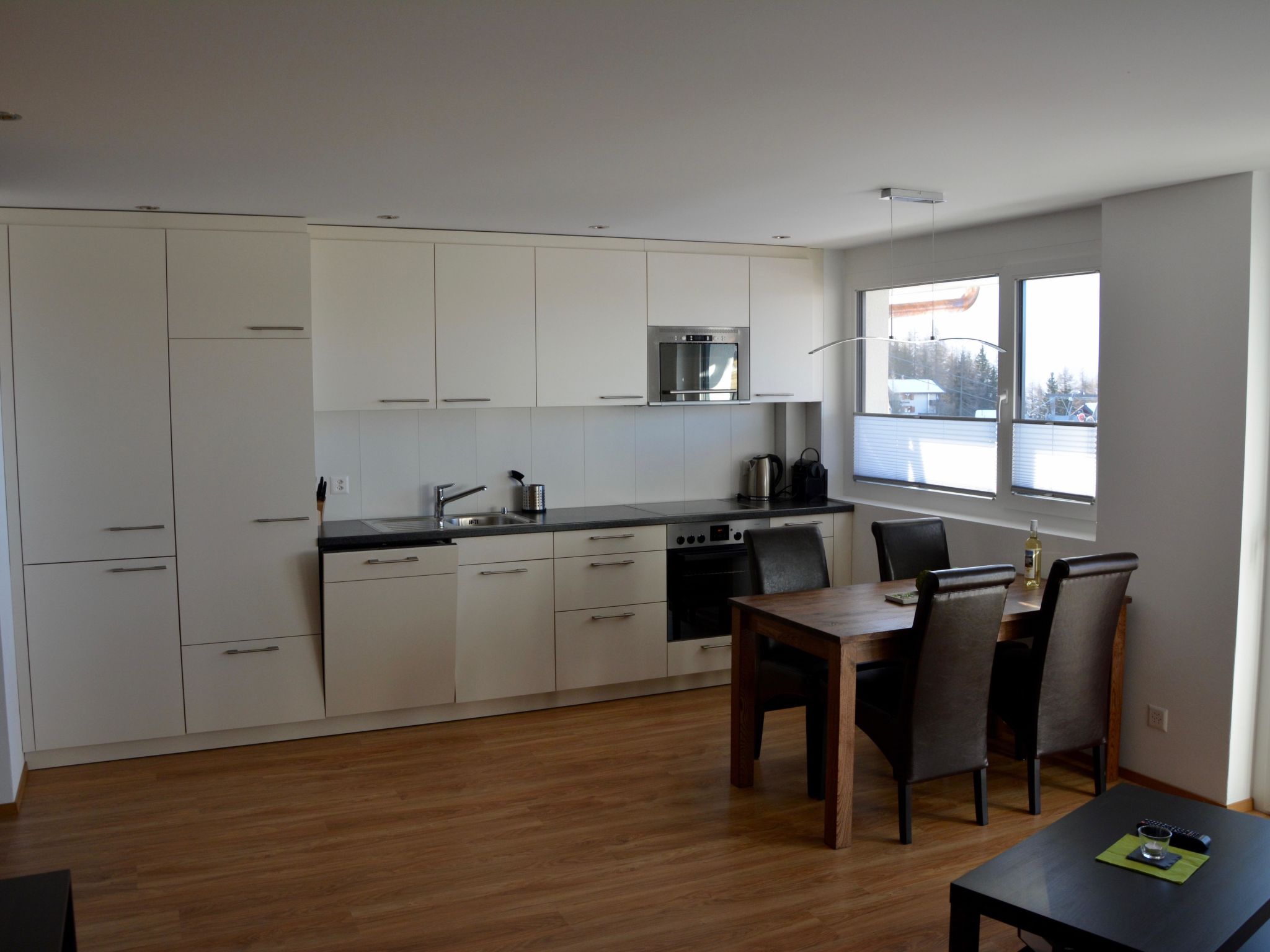Appartement Donnerstafel EG West Appartement/Fewo, Dusche oder Bad, WC – Cuisine et coin repas, photo 11 sur 19