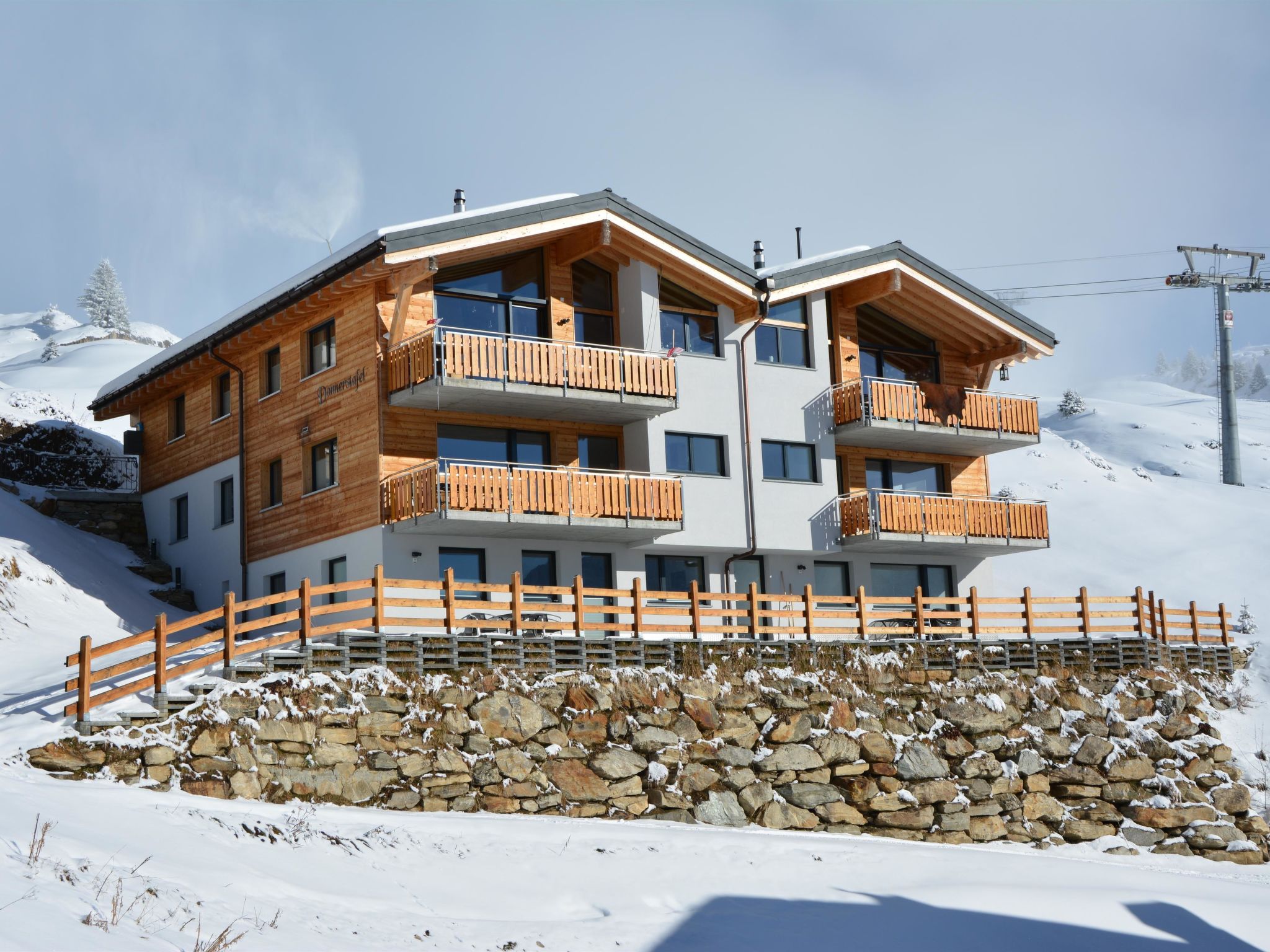 Appartement Donnerstafel 1. OG West Appartement/Fewo, Dusche oder Bad, WC à Bettmeralp