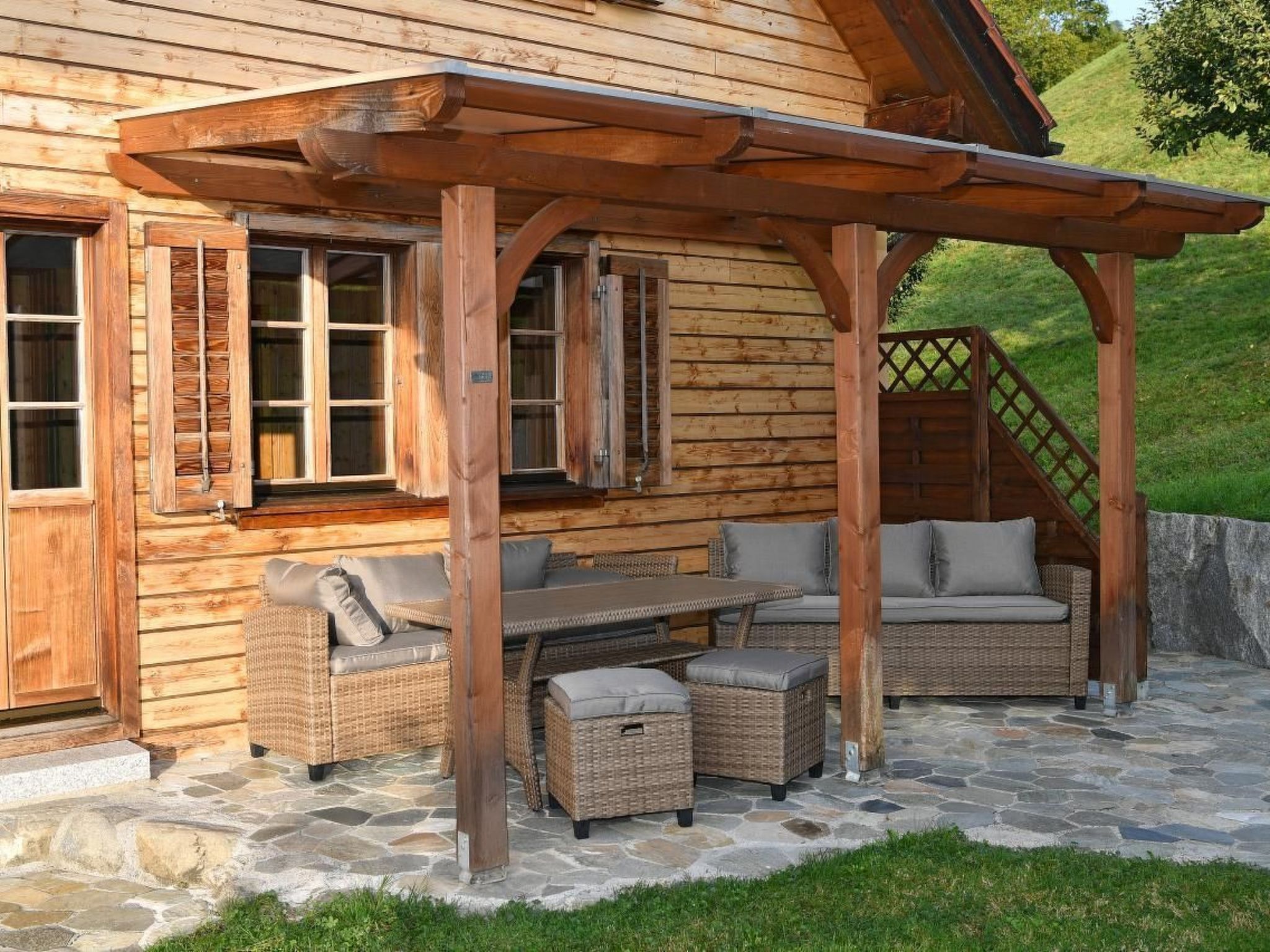 Holzhaus auf Lamahof-Inside