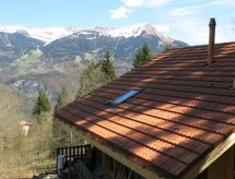 Wollhaus Oberzwirgi: Uniek vakantiehuis van wol aan de bosrand in Brünig - thumbnail 4