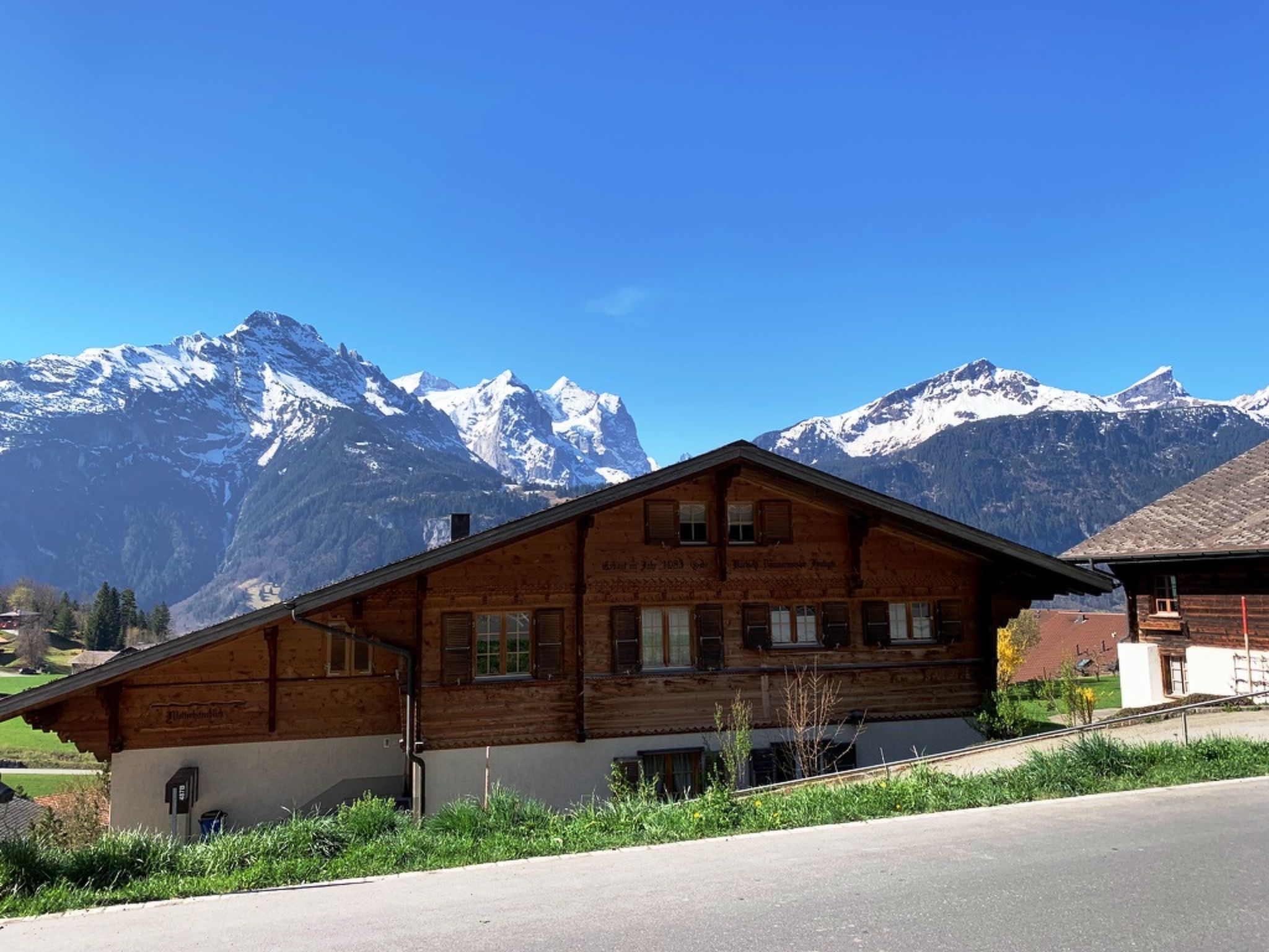 HasliRent, Wetterhornblick, (Hasliberg Reuti), - Buiten