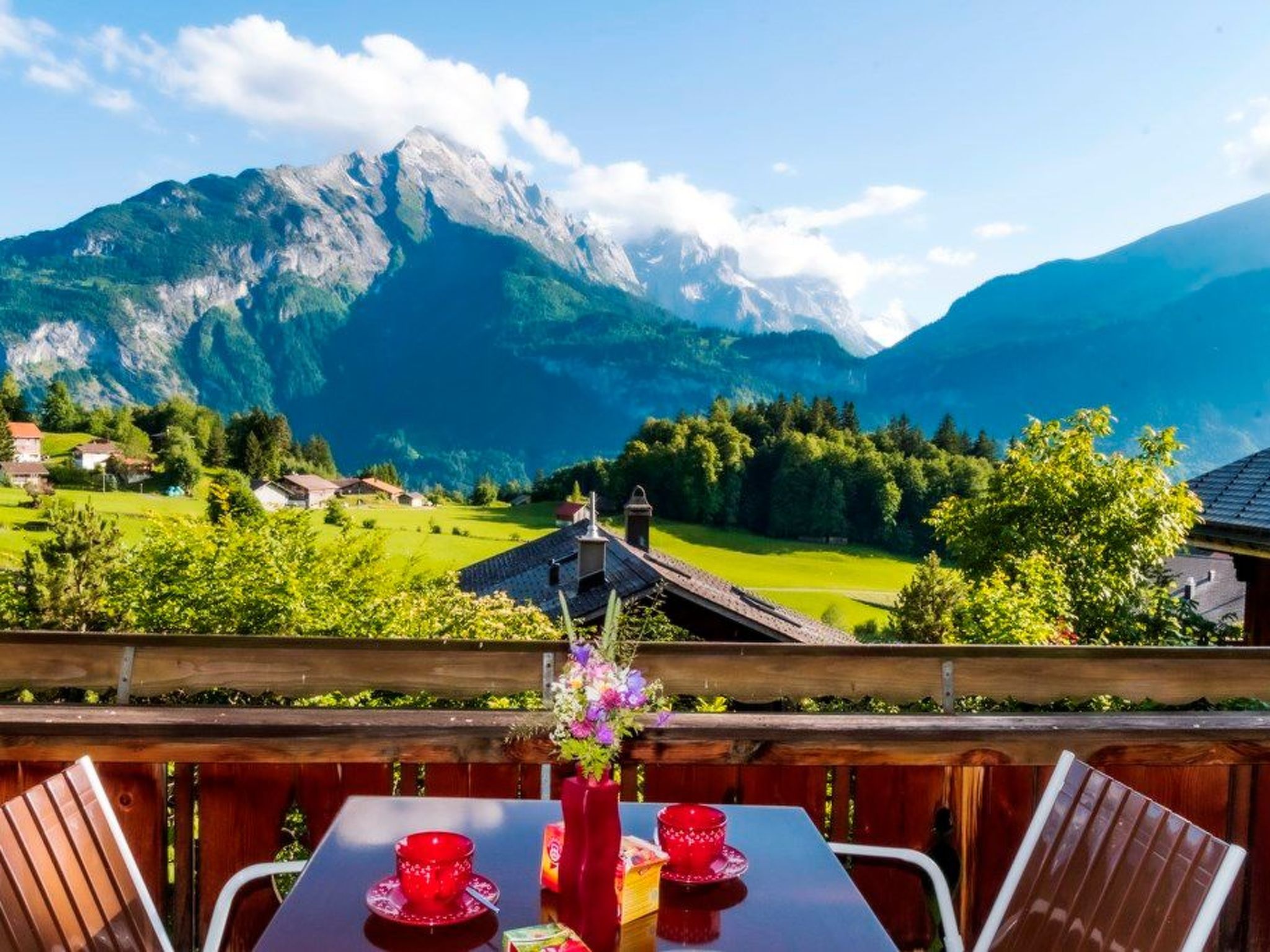 HasliRent, Wetterhornblick, (Hasliberg Reuti),