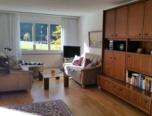 Ruim appartement in Engelberg met balkon en uitzicht op de Titlis - thumbnail 4