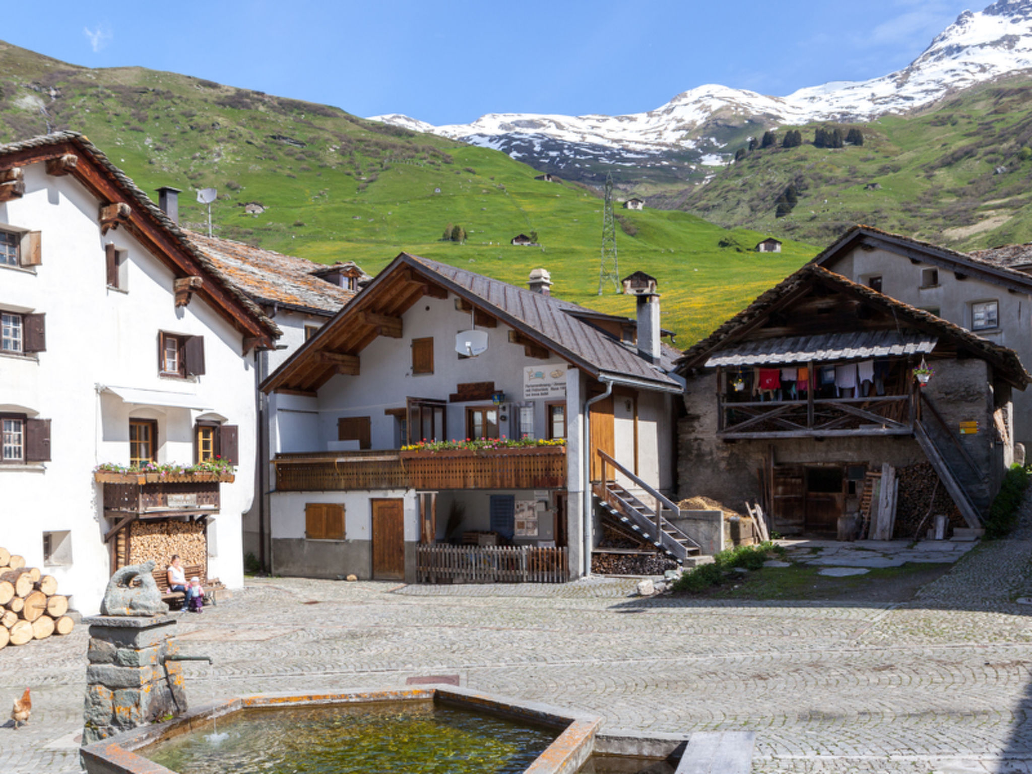 Haus Aebli, (Hinterrhein). - Buiten