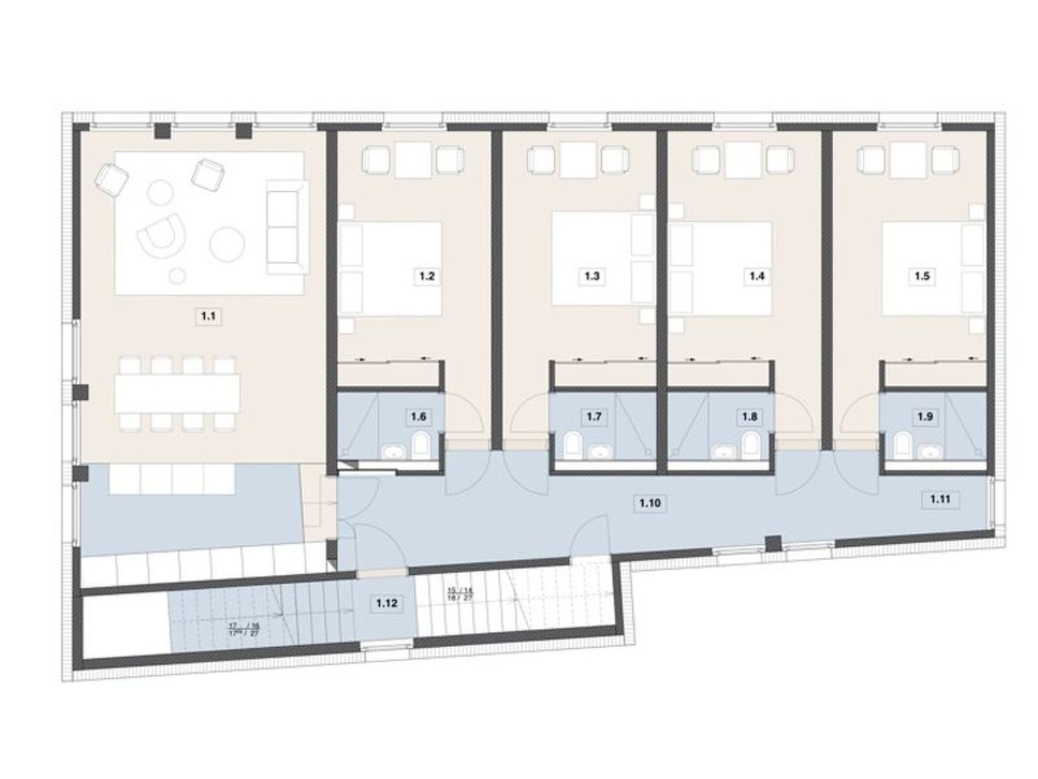 Appartement Ferienhaus Isla, (Nufenen), – Plan, photo 15 sur 15