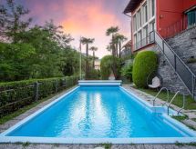 Romantisch appartement Liebesnest met zwembad en uitzicht op het meer van Locarno - thumbnail 1