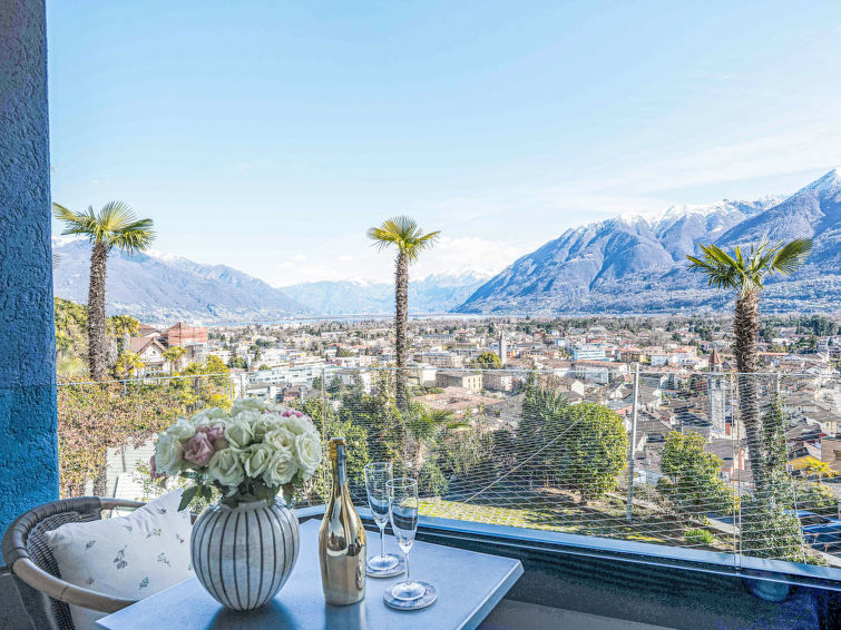 4-persoons appartement in Ascona met meer- en bergzicht in Ascona