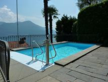 Casa Ninfea: Panoramisch appartement aan het Lago Maggiore met zwembad - thumbnail 4