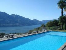 Seeblick und Pool