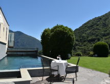 Capriccio 14 Balcony: Modern appartement met zwembad in Centovalli, Ticino - thumbnail 1
