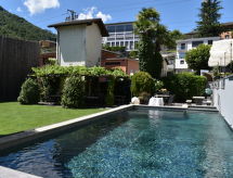 Capriccio 15 Studio Balcony: Knus bergstudio met zwembad in Centovalli - thumbnail 1