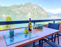 Frontlake Panorama Apt. 408: 20 meter van het meer van Lugano - thumbnail 6