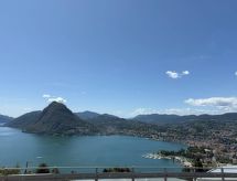 Knus appartement aan de bosrand bij Lugano met zwembad en uitzicht - thumbnail 1
