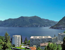 Luxe appartement met panoramisch uitzicht op het meer van Lugano - thumbnail 1