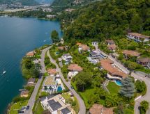 Villa Samar: Luxe privéverblijf aan het Meer van Lugano met verwarmd zwembad - thumbnail 2