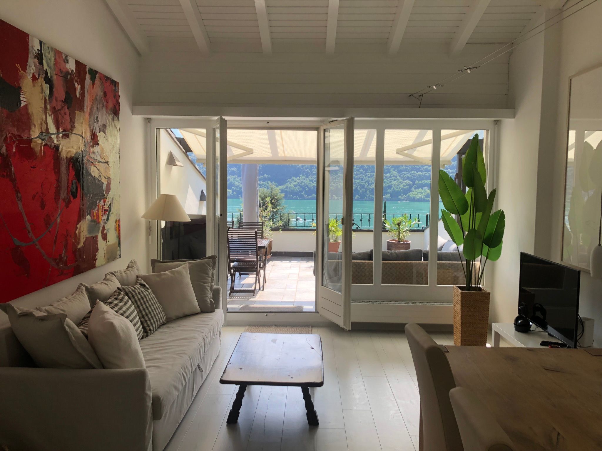 3.5 Zi - Ferienwohnung Miralago Morcote Apartment in Porto Ceresio