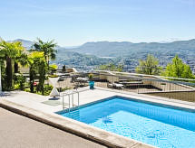 Zonnig appartement op Monte Bré met verwarmd zwembad en uitzicht op Lugano - thumbnail 1