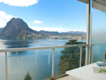 2-persoons appartement met meer- en bergzicht in Castagnola - thumbnail 1