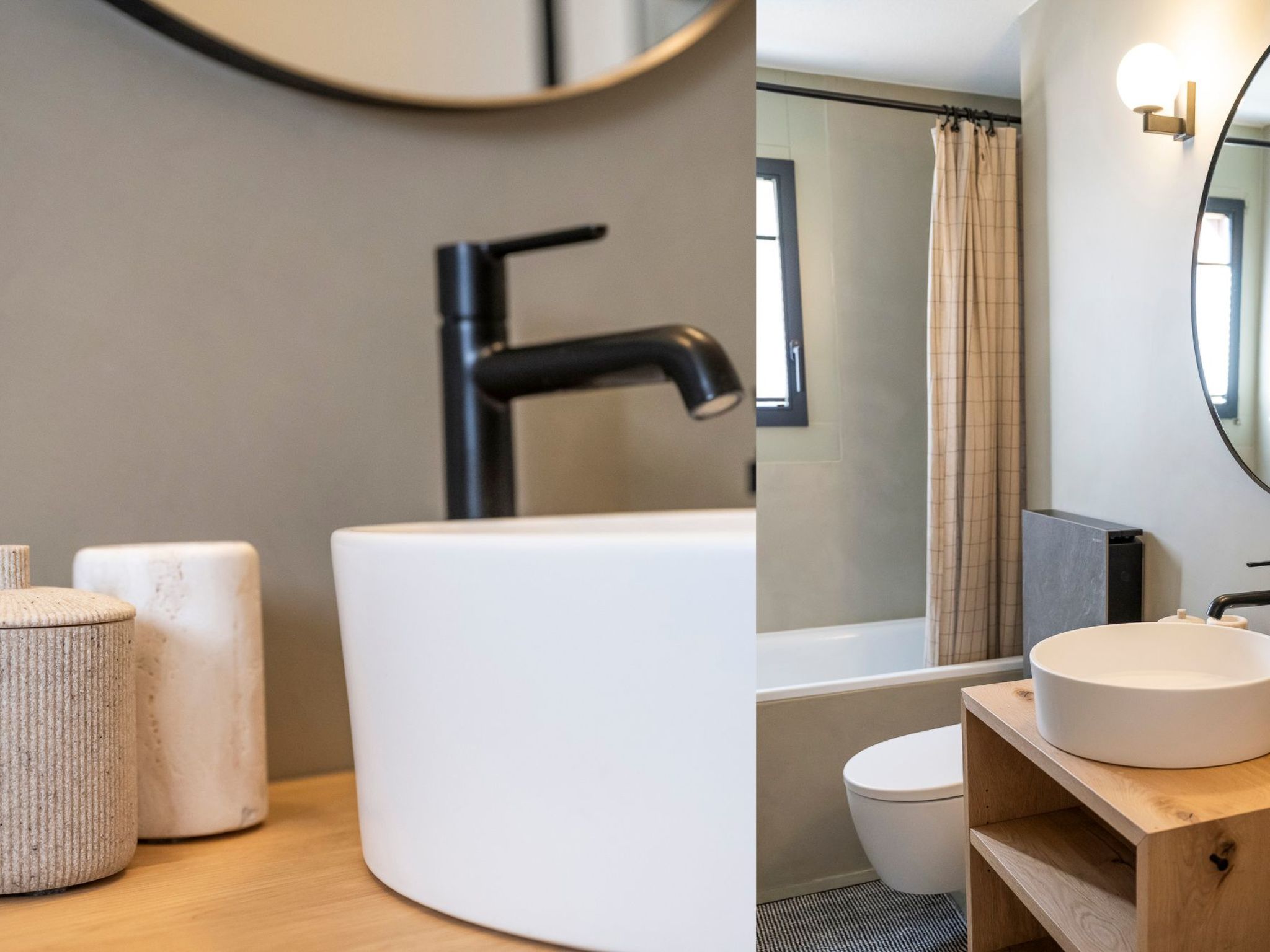 Appartement Abitaziun Patgific - Ferienwohnung im Casa Hirundella, (Trin Mulin), – Salle de bains, photo 7 sur 13
