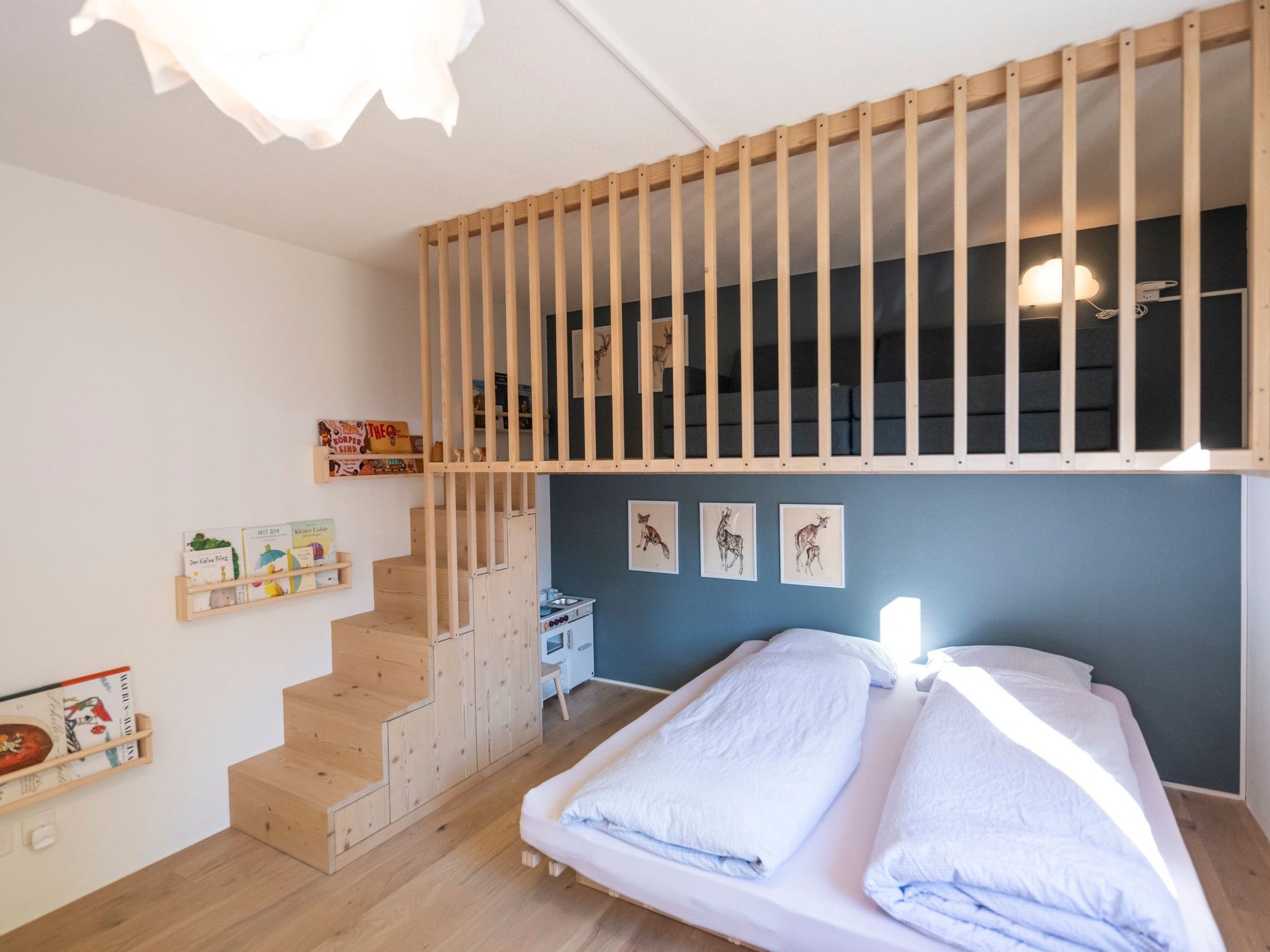 Appartement Abitaziun Patgific - Ferienwohnung im Casa Hirundella, (Trin Mulin), – Chambre, photo 8 sur 13