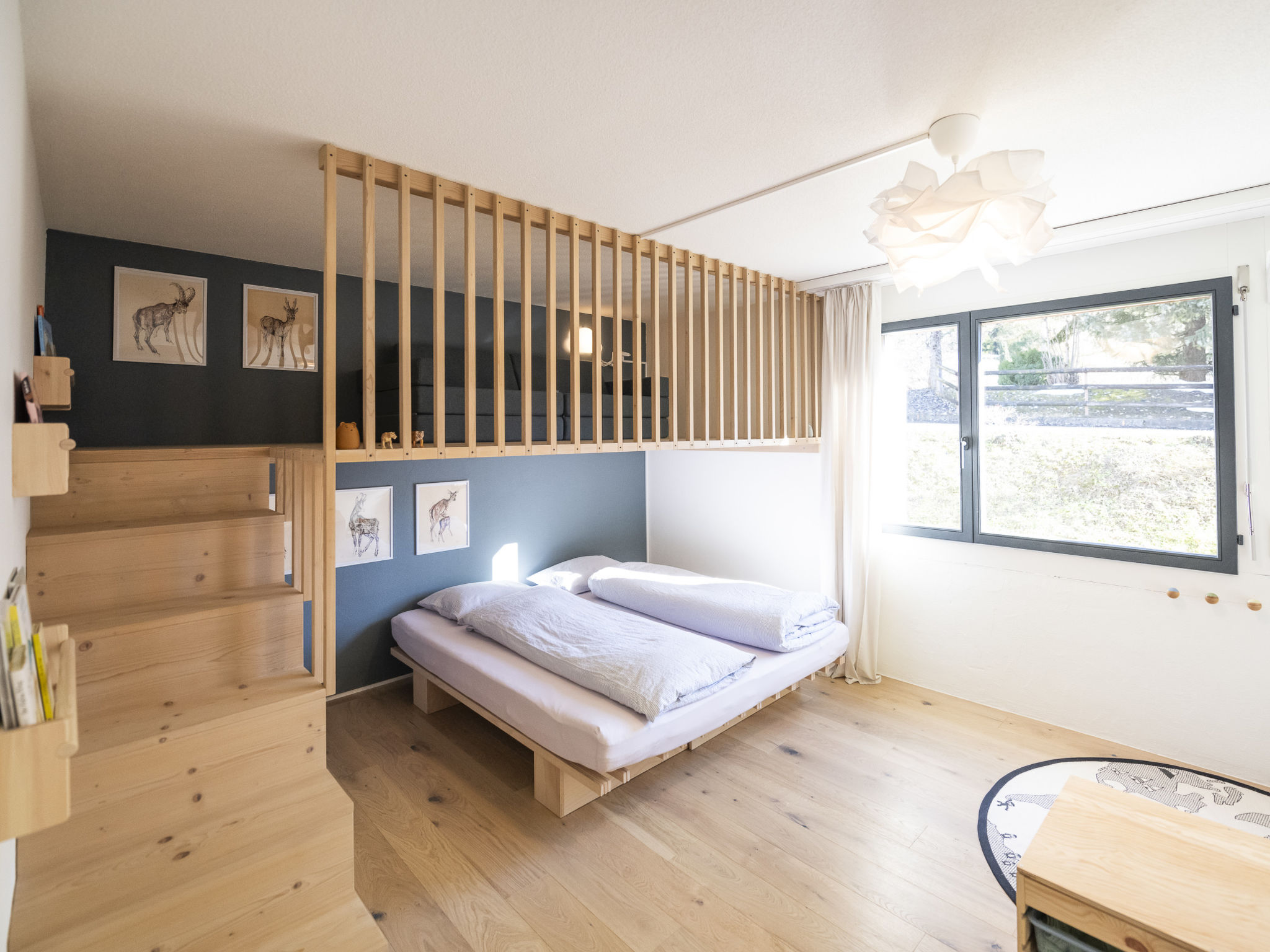 Abitaziun Patgific - Ferienwohnung im Casa Hirundella, (Trin Mulin), - Binnen
