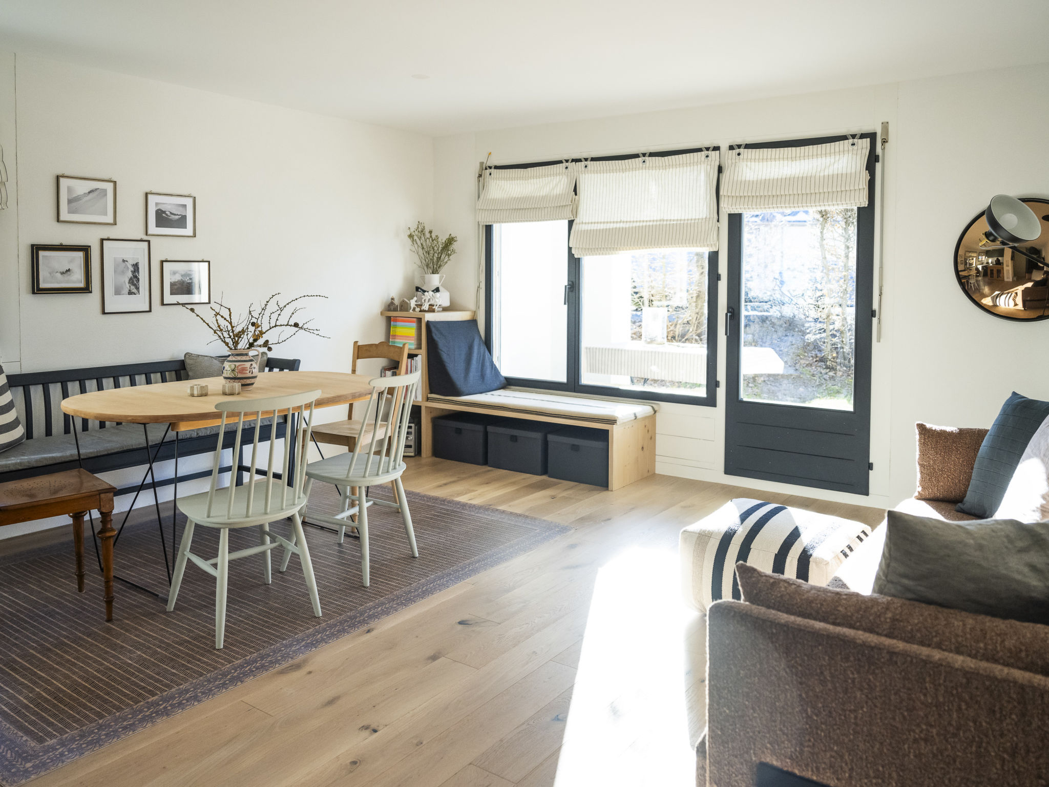 Abitaziun Patgific - Ferienwohnung im Casa Hirundella, (Trin Mulin), - Binnen