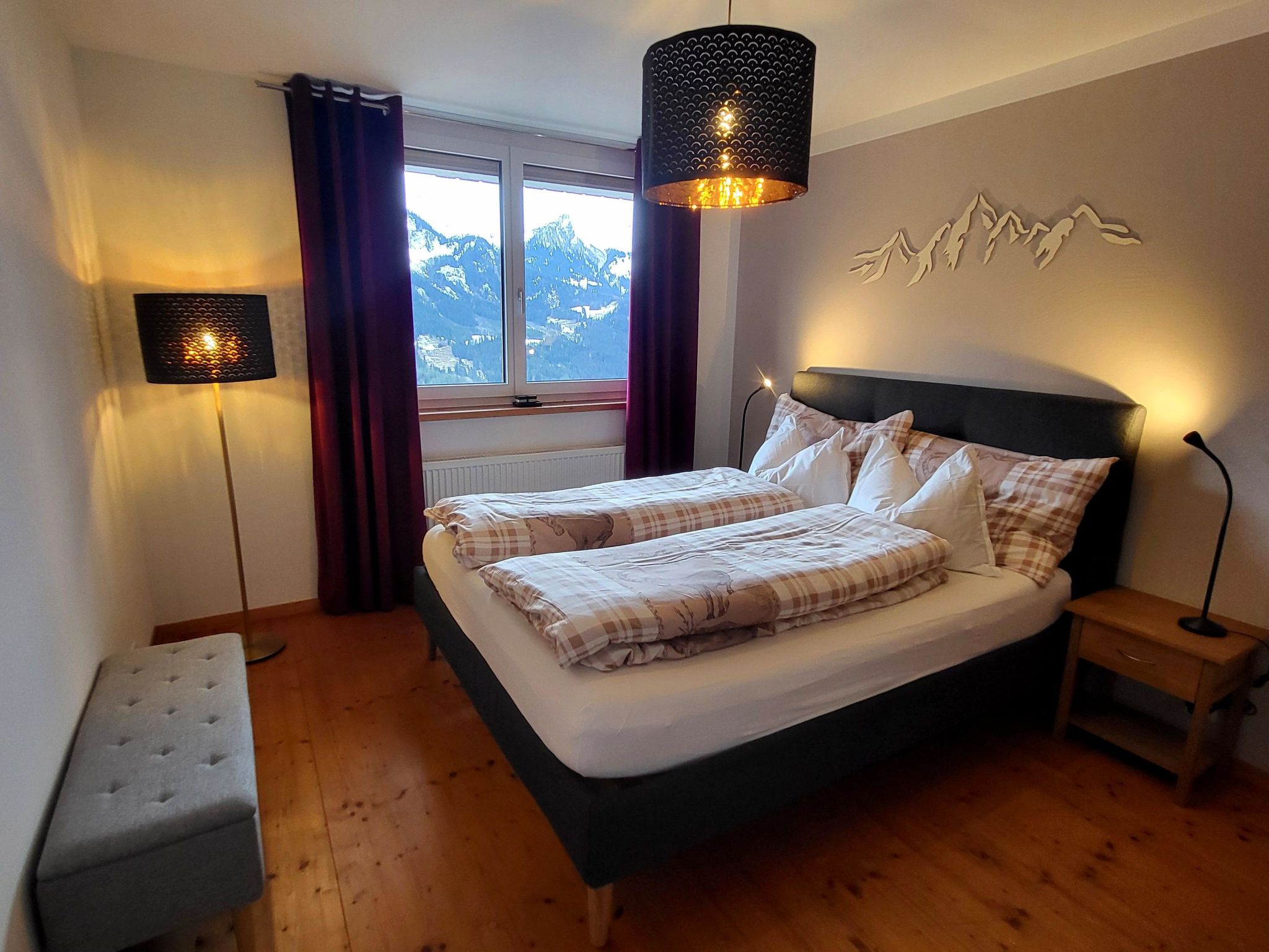 SWISS Chalet Bergoasa Appartement/Fewo, Dusche und Bad, WC, 4-Bettwohnung - Dedans