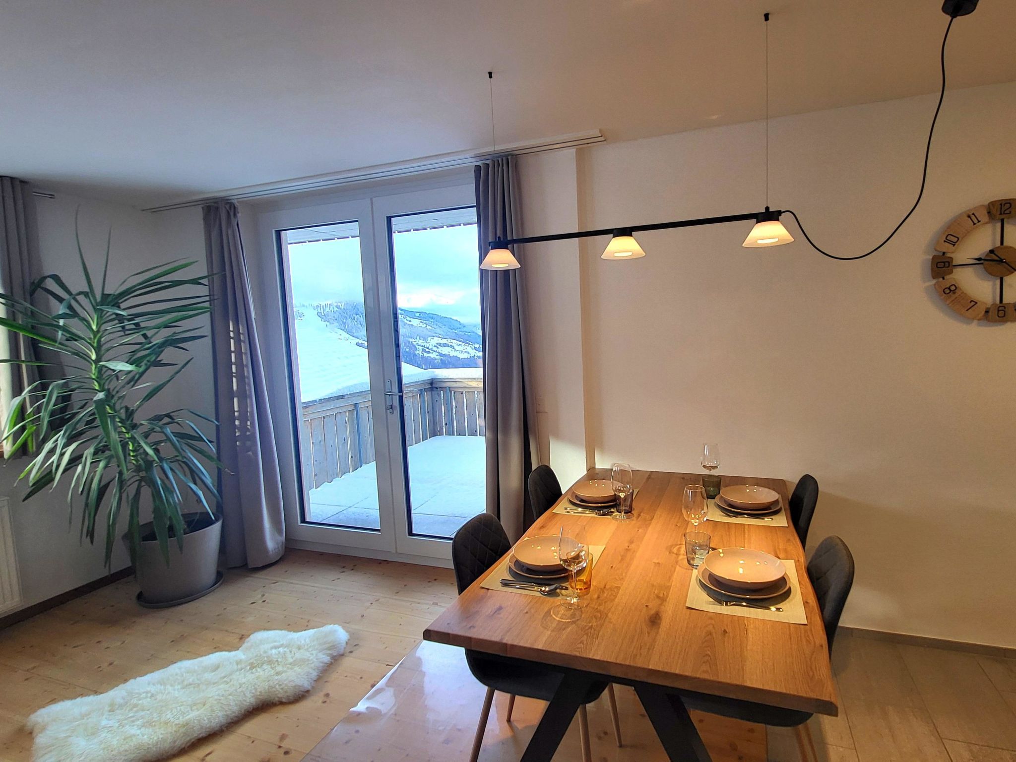 SWISS Chalet Bergoasa Appartement/Fewo, Dusche und Bad, WC, 4-Bettwohnung - Dedans