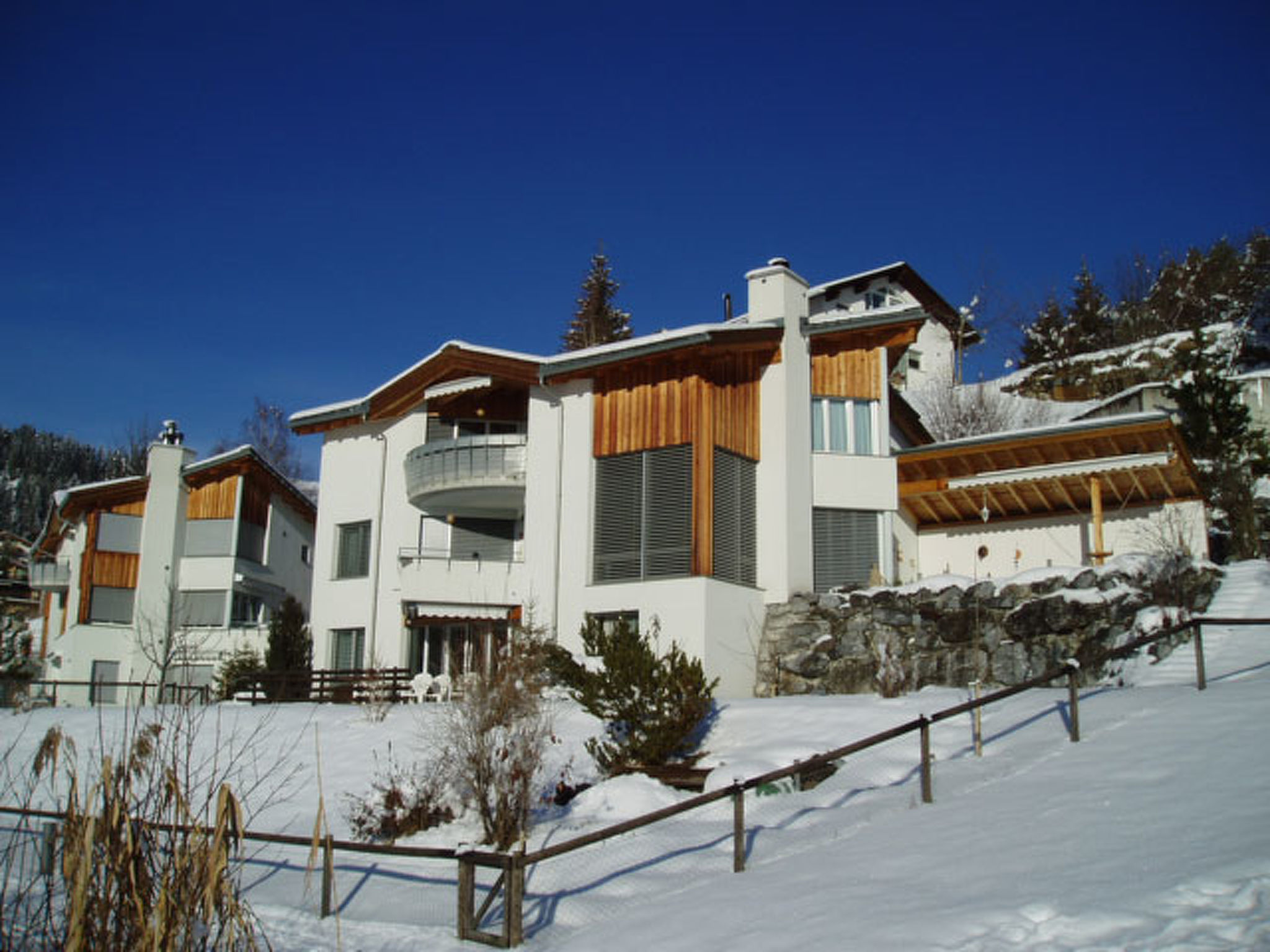Strietta, (Laax Dorf). 2.5 Zimmerwohnung - Buiten