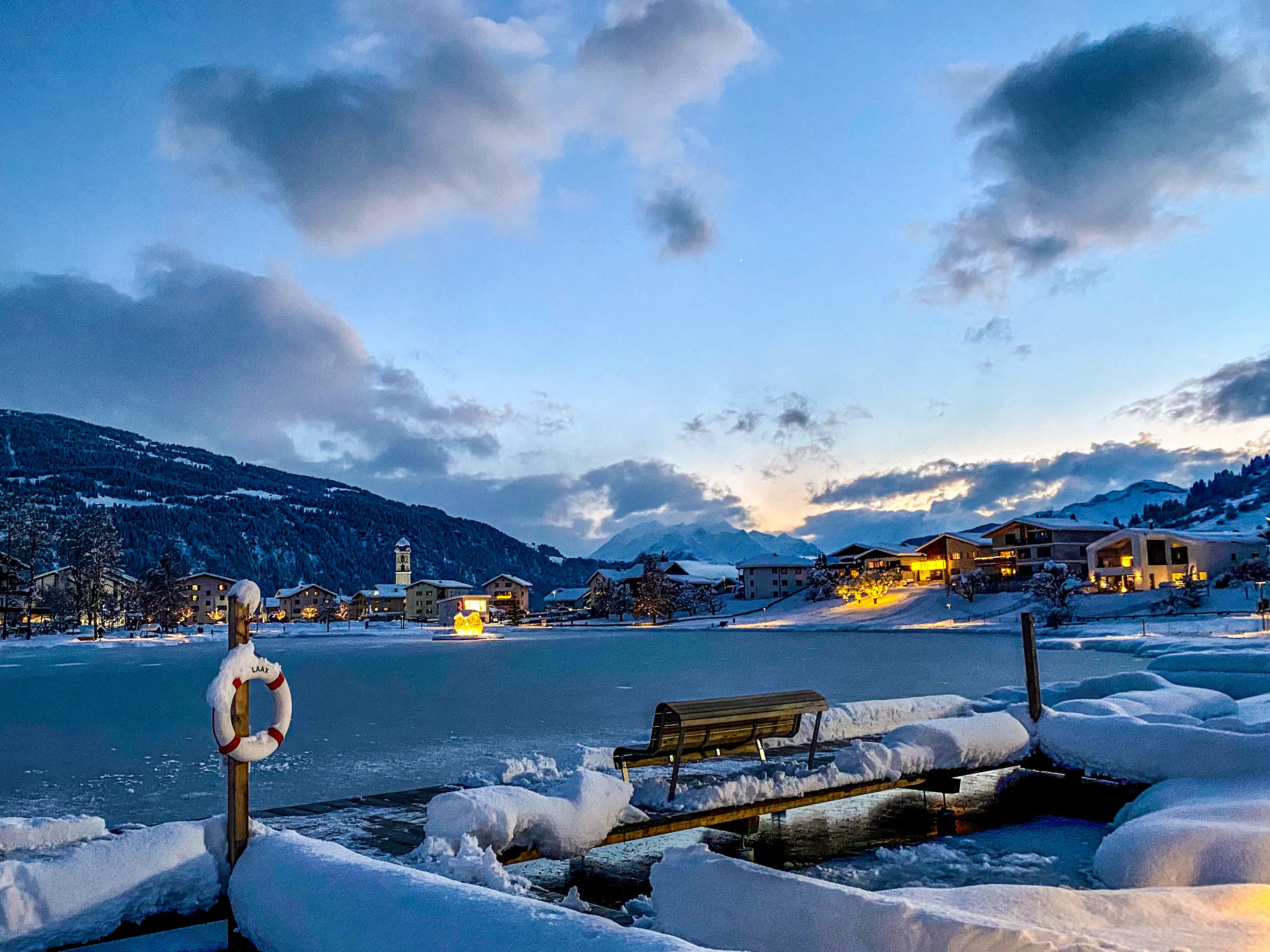 Mira Piz Signina, (Laax Dorf). 2.5 Zimmerwohnung - Buiten