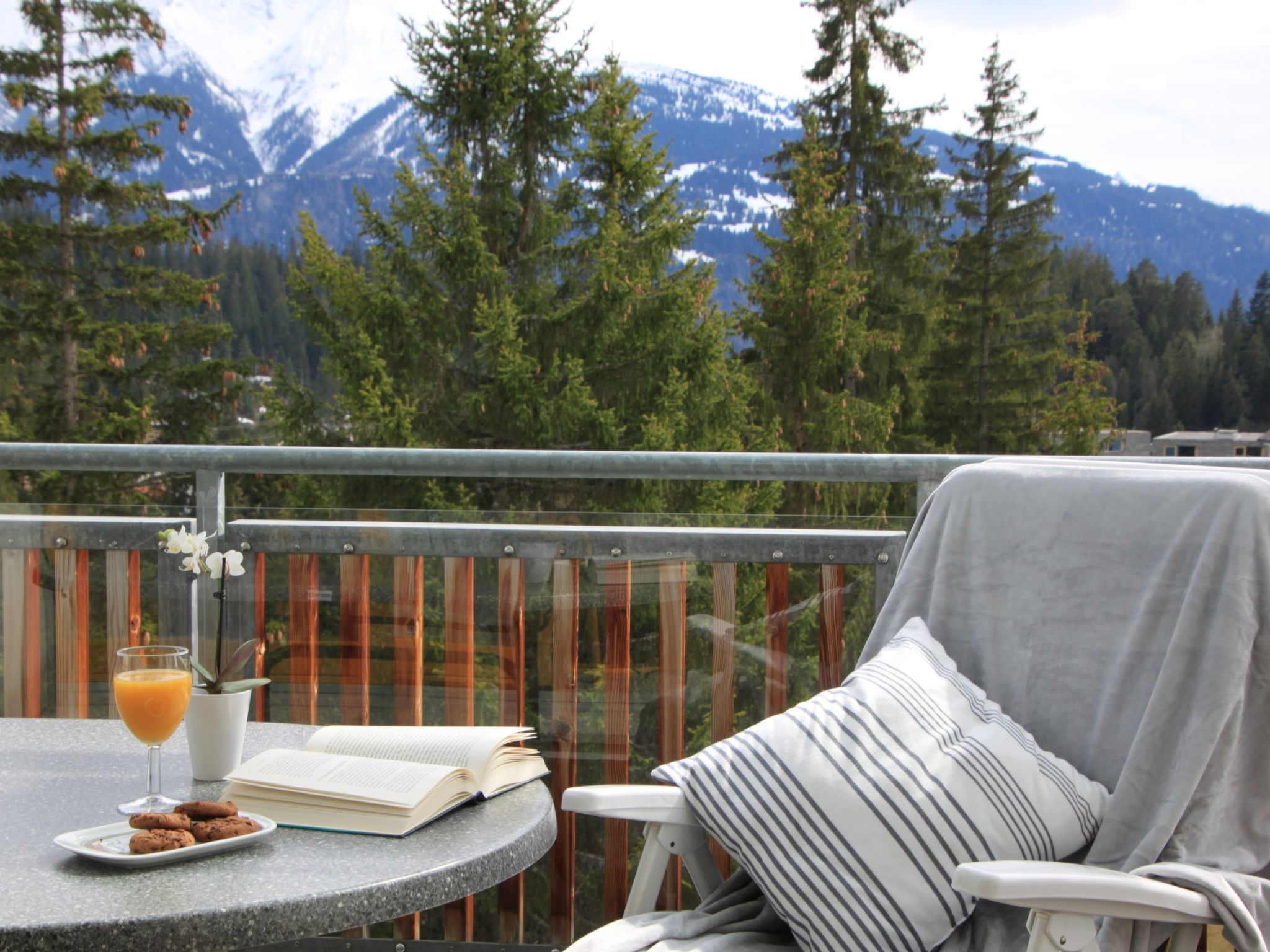 Mountain View Val Mulin 8, (Laax Murschetg). 3.5 Zimmerwohnung - Buiten