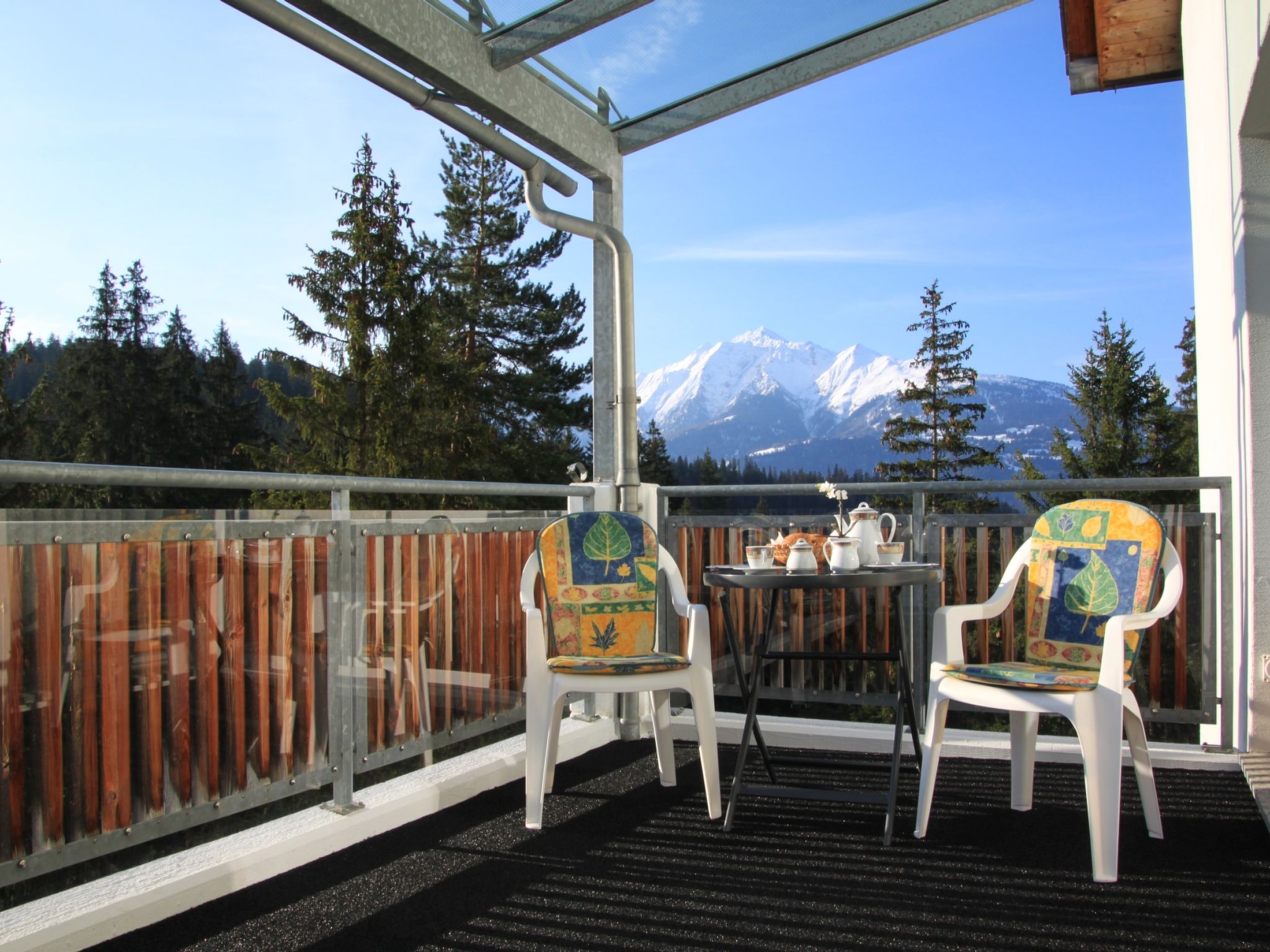 Mountain View Val Mulin 8, (Laax Murschetg). 3.5 Zimmerwohnung - Buiten